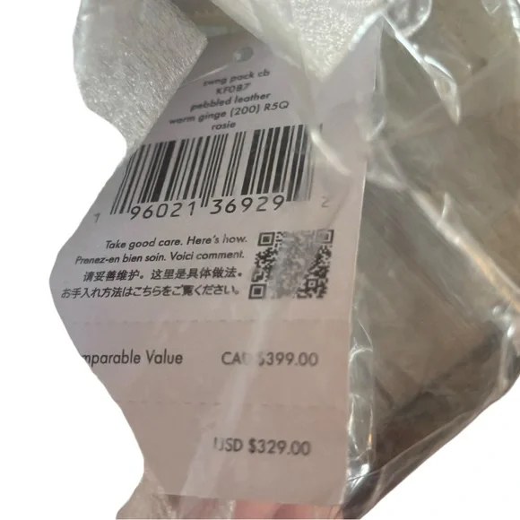 Kate Spade Rosie North South Swingpack pebbled leather w/Matching Pouch - Picture 10 of 10